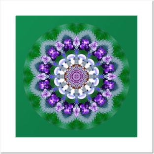 Mandala Magic - Iris Delights Posters and Art